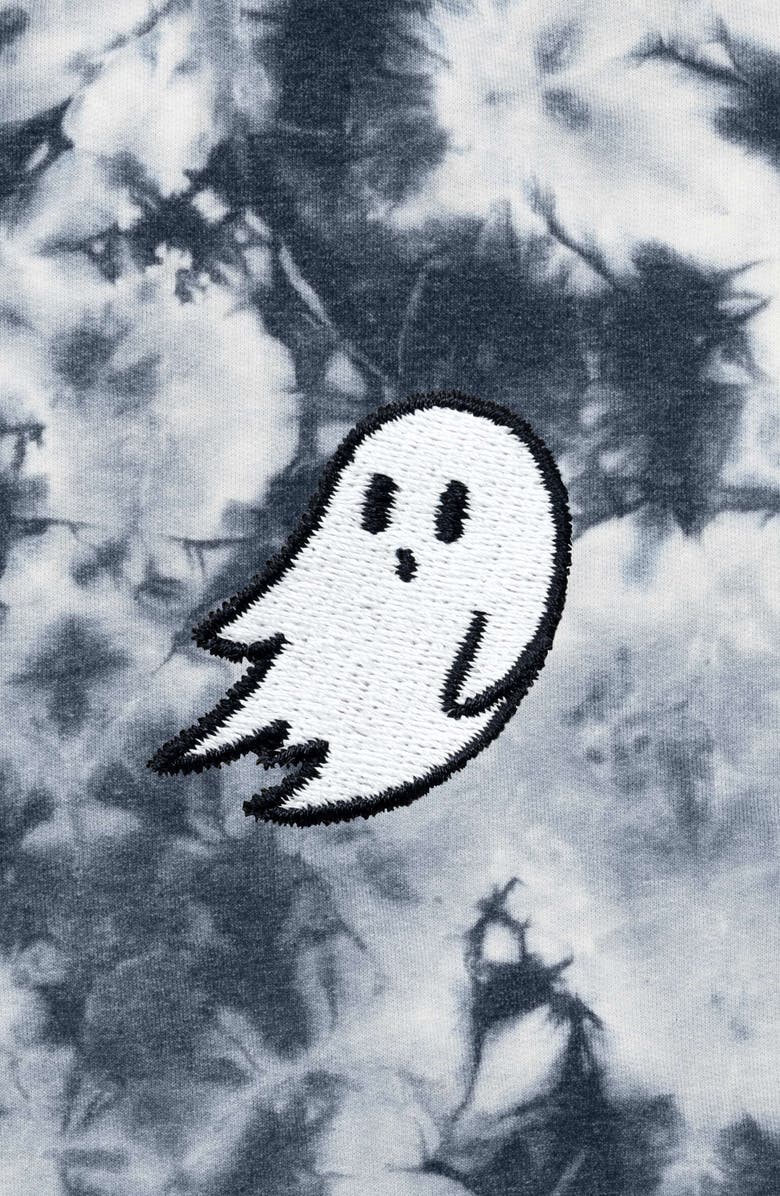 Dalix Ghost Tie Dye Sweatshirt, Alternate, color, Tie Dye Black