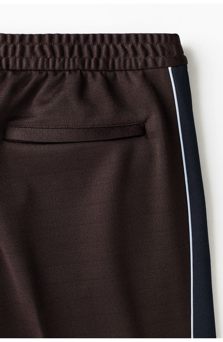 H&M Relaxed Fit Track Pants, Alternate, color, Brown/Stripes