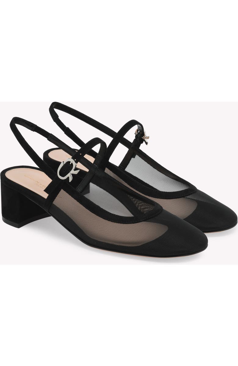 Gianvito Rossi Francoise Pump, Alternate, color, Black