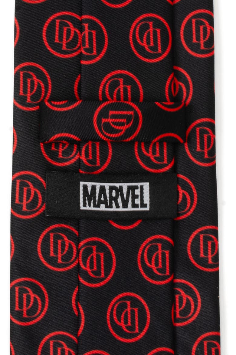 Daredevil Tie & Lapel Pin Gift Set, Alternate, color, BLACK