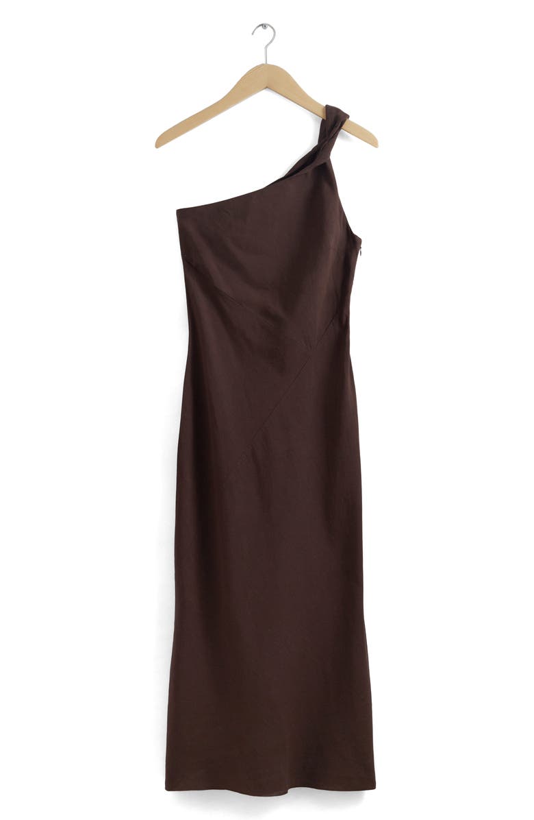 & Other Stories One-Shoulder Midi Dress, Alternate, color,