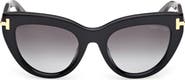 TOM FORD Icon 52mm Cat Eye Sunglasses