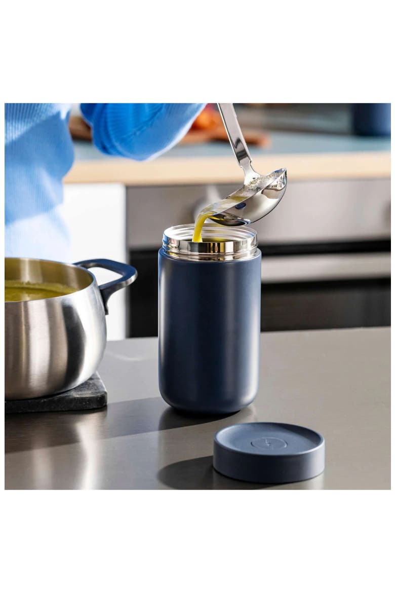 Nom 25-Ounce Food Container, Alternate, color, NAVY