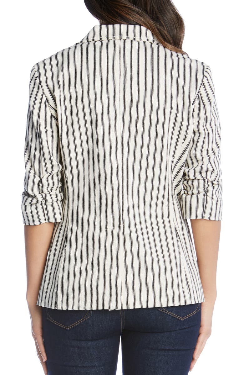 Karen Kane Ruched Sleeve Blazer, Alternate, color,