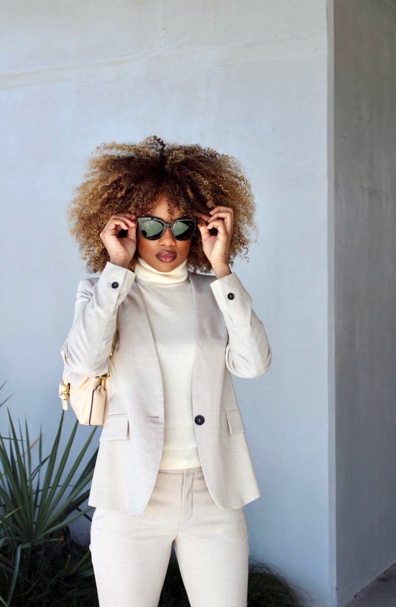 Vincero Ellison 54mm Polarized Round Sunglasses, Alternate, color,