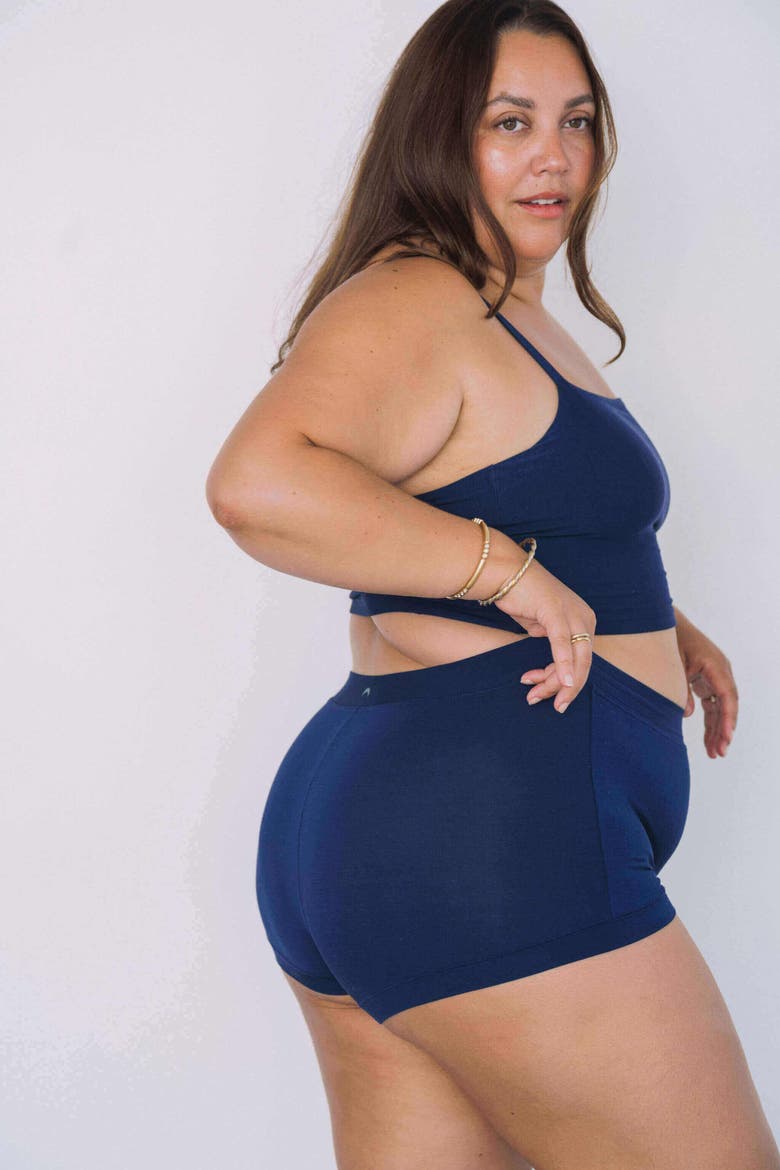 Low-Mid Rise Boxer, Main, color, Navy