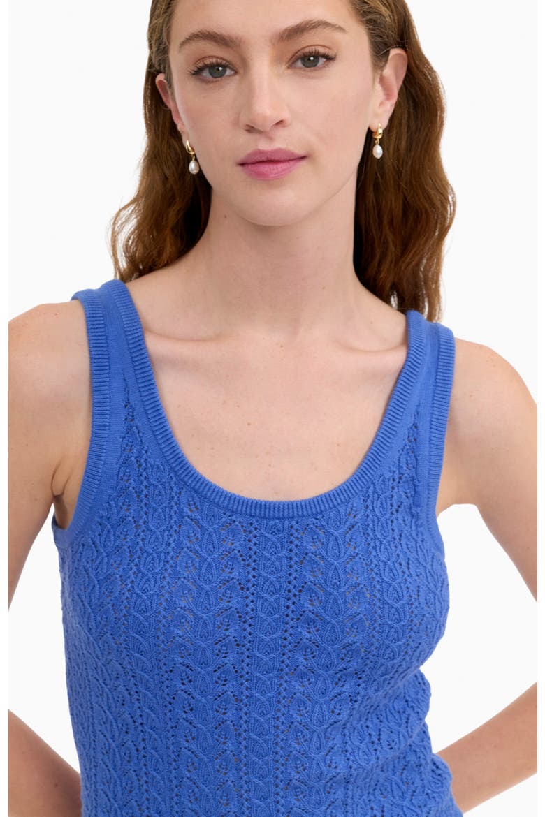 Verana Knit Tank, Alternate, color, Capri Blue