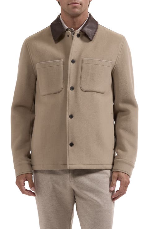 Wool & Cashmere Hybrid Shirt Jacket