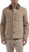 Bugatchi Wool & Cashmere Hybrid Shirt Jacket