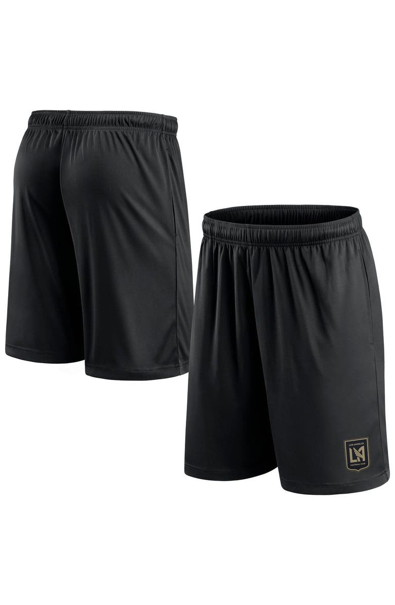 FANATICS Men's Fanatics Branded Black LAFC Primary Team Logo Shorts, Alternate, color, 