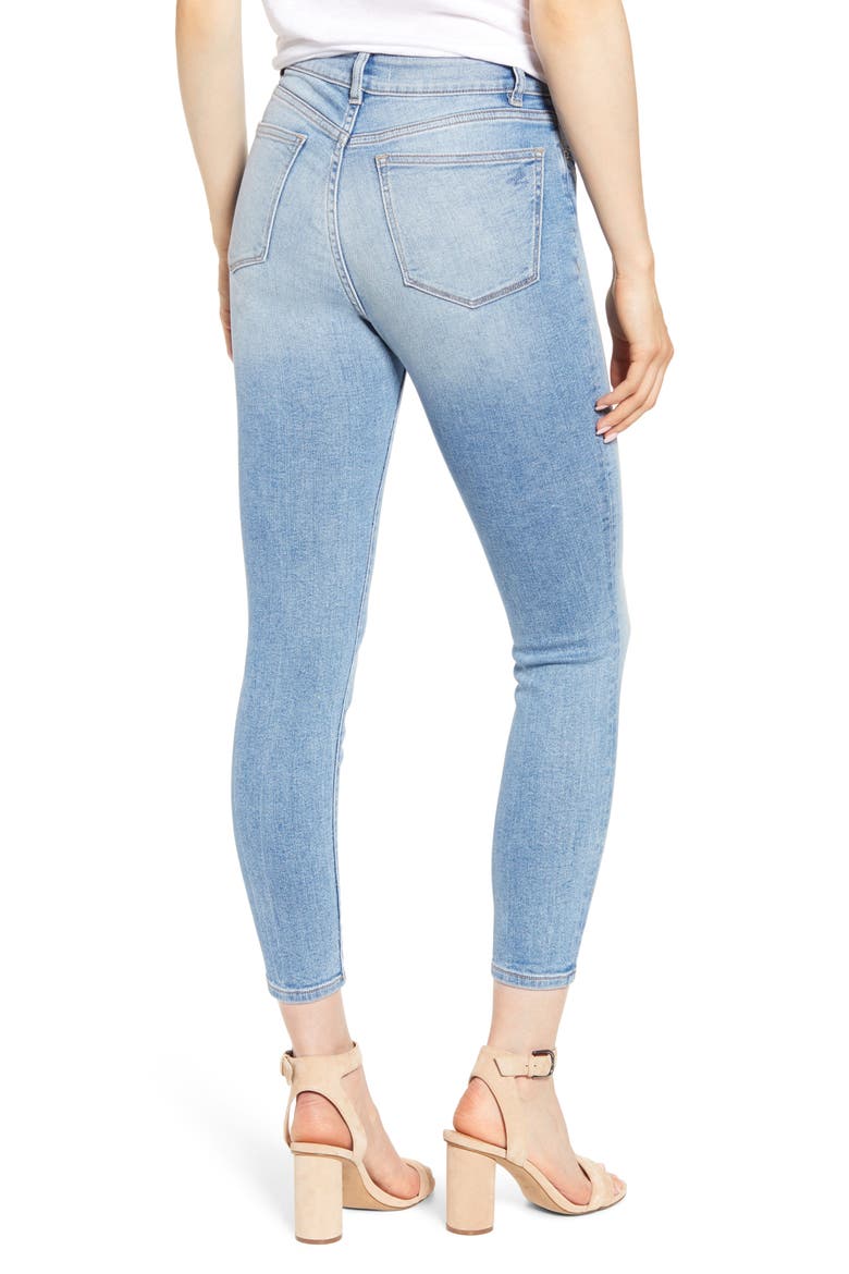 Farrow High Waist Crop Skinny Jeans, Alternate, color, SORRENTO
