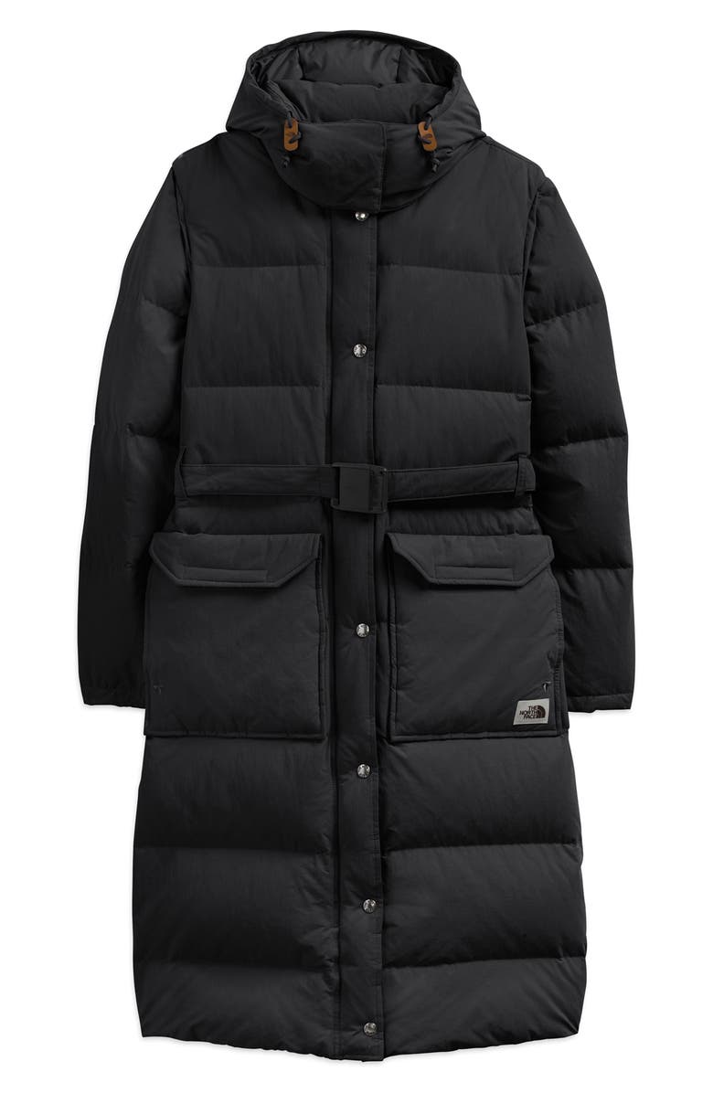 The North Face Sierra Water Repellent 600 Fill Power Down Longline Parka, Alternate, color, 