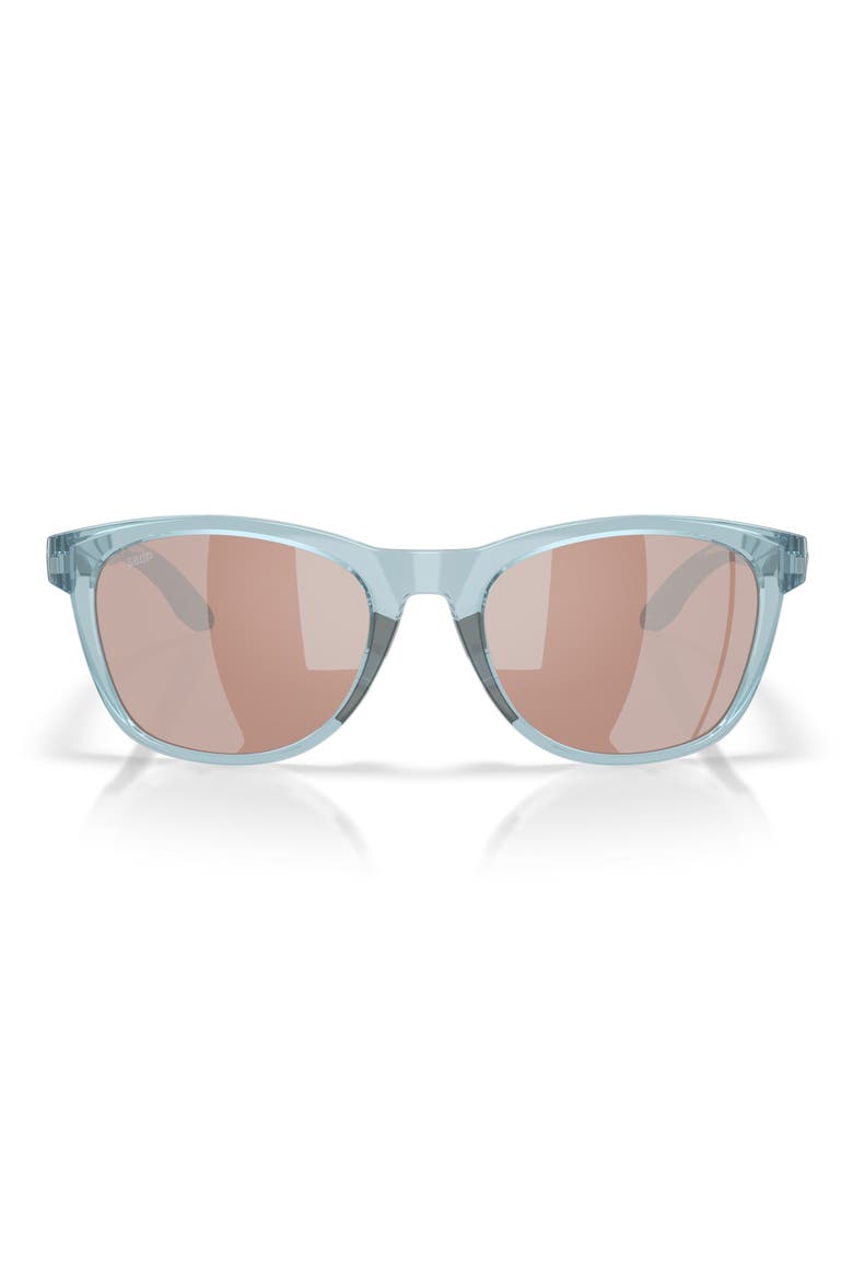 Aleta 54mm Sunglasses, Main, color, TRANSLUCENT SILT BLUE 580P