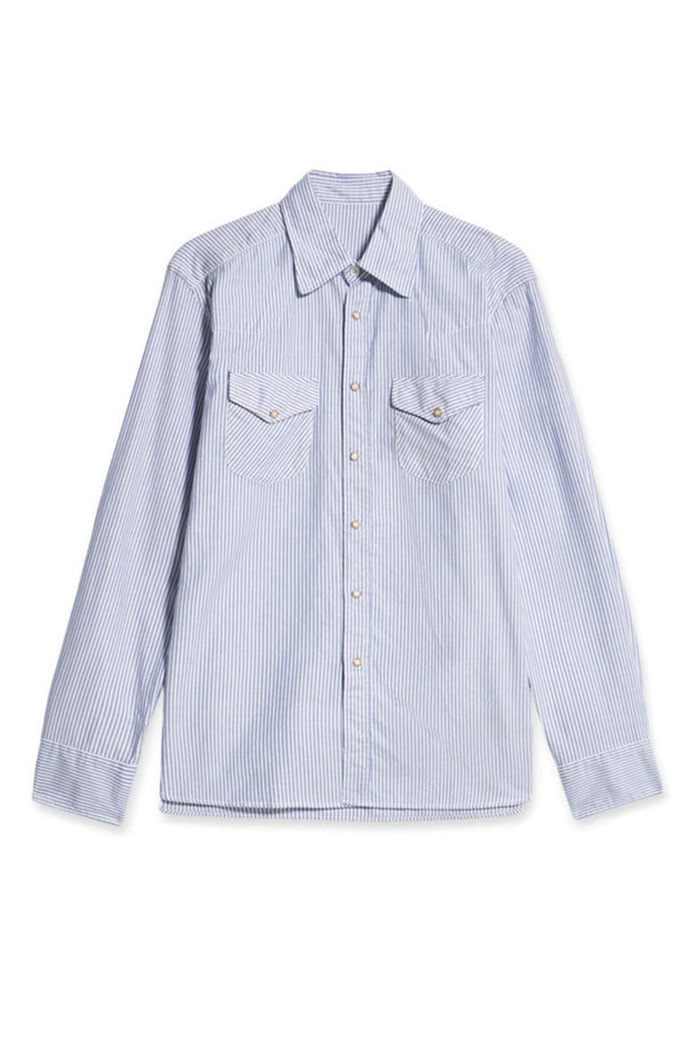 Texan Striped Shirt, Main, color, SKY