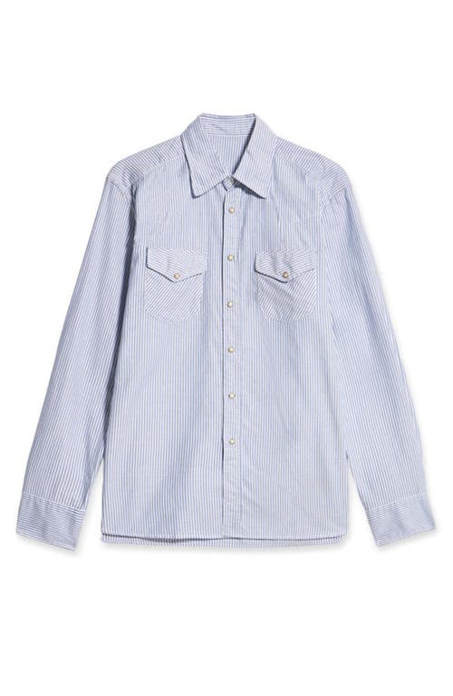 Fortela Tex Texan Shirt In Blue