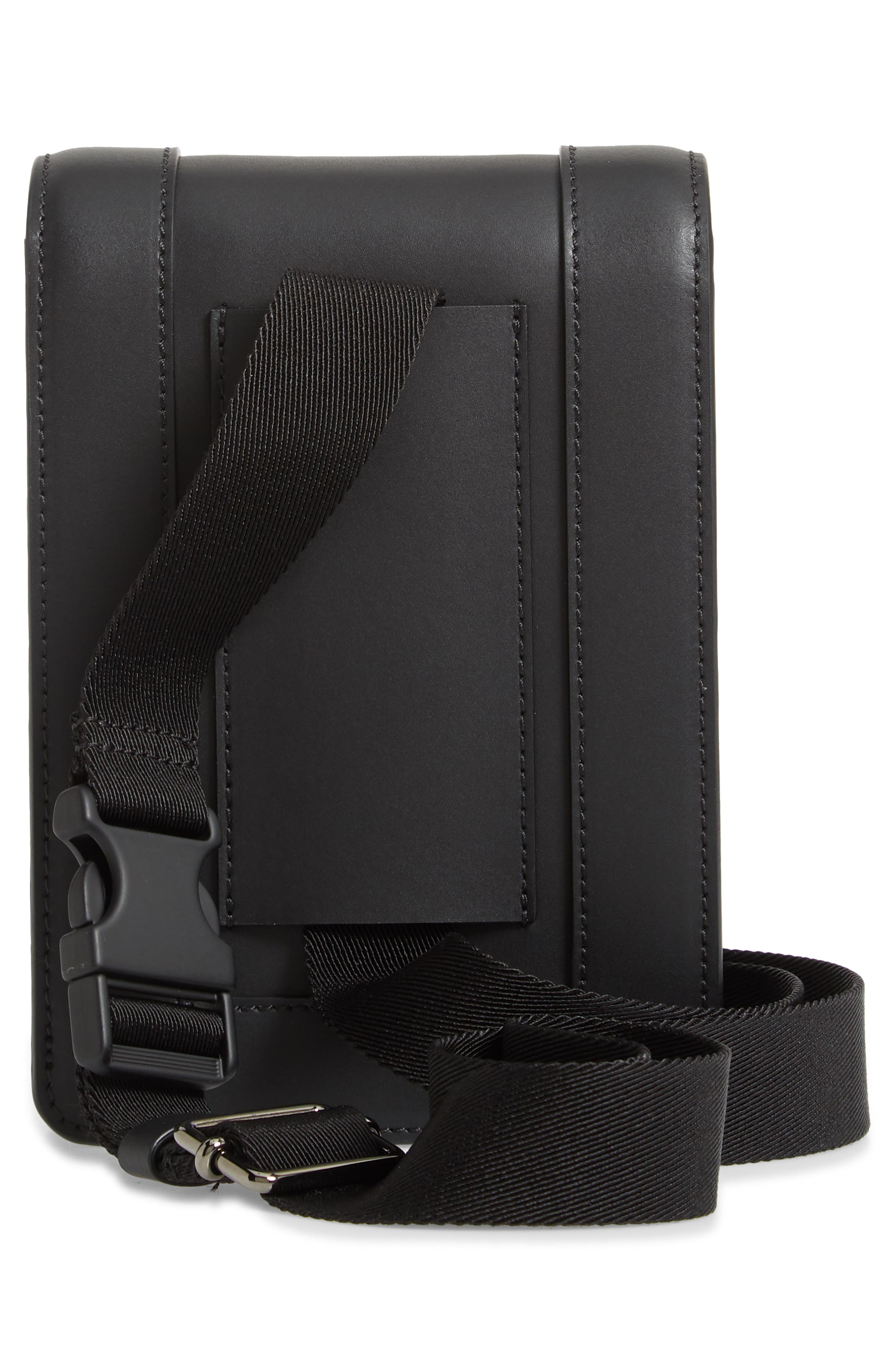 Valentino Garavani Valentino Small VLOGO Leather Crossbody Bag, Alternate, color, 