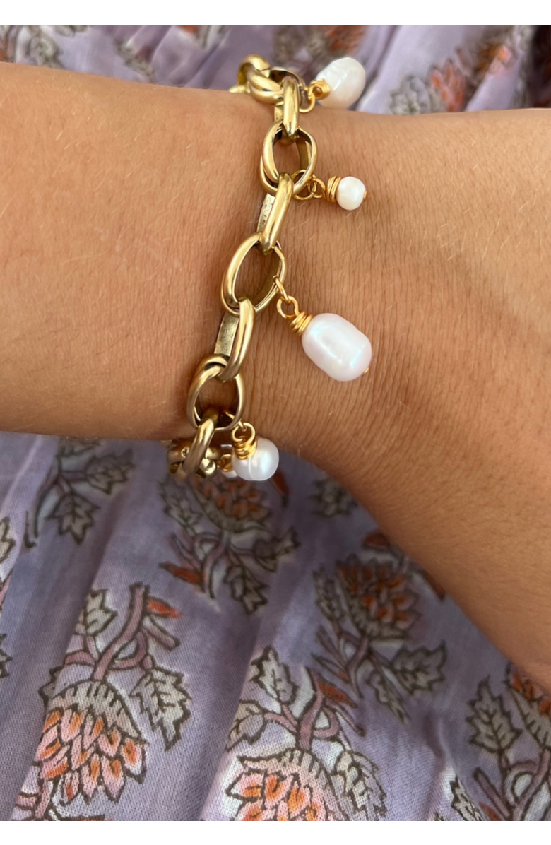 sccollection Bari Bracelet, Alternate, color, Gold