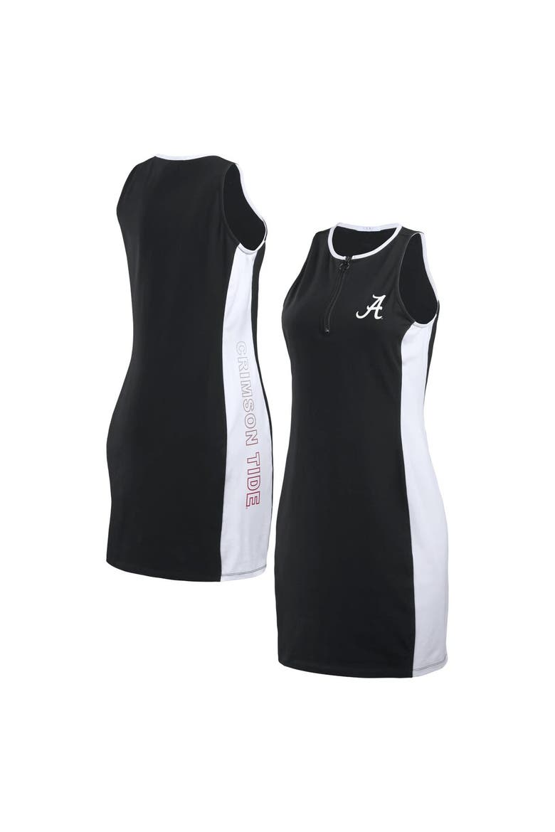 Women's WEAR by Erin Andrews Black Alabama Crimson Tide Bodyframing Tank Dress, Main, color, Black