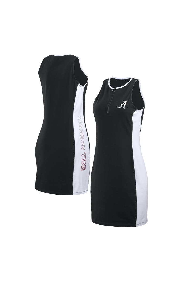 WEAR by Erin Andrews Women's WEAR by Erin Andrews Black Alabama Crimson Tide Bodyframing Tank Dress, Main, color, Black