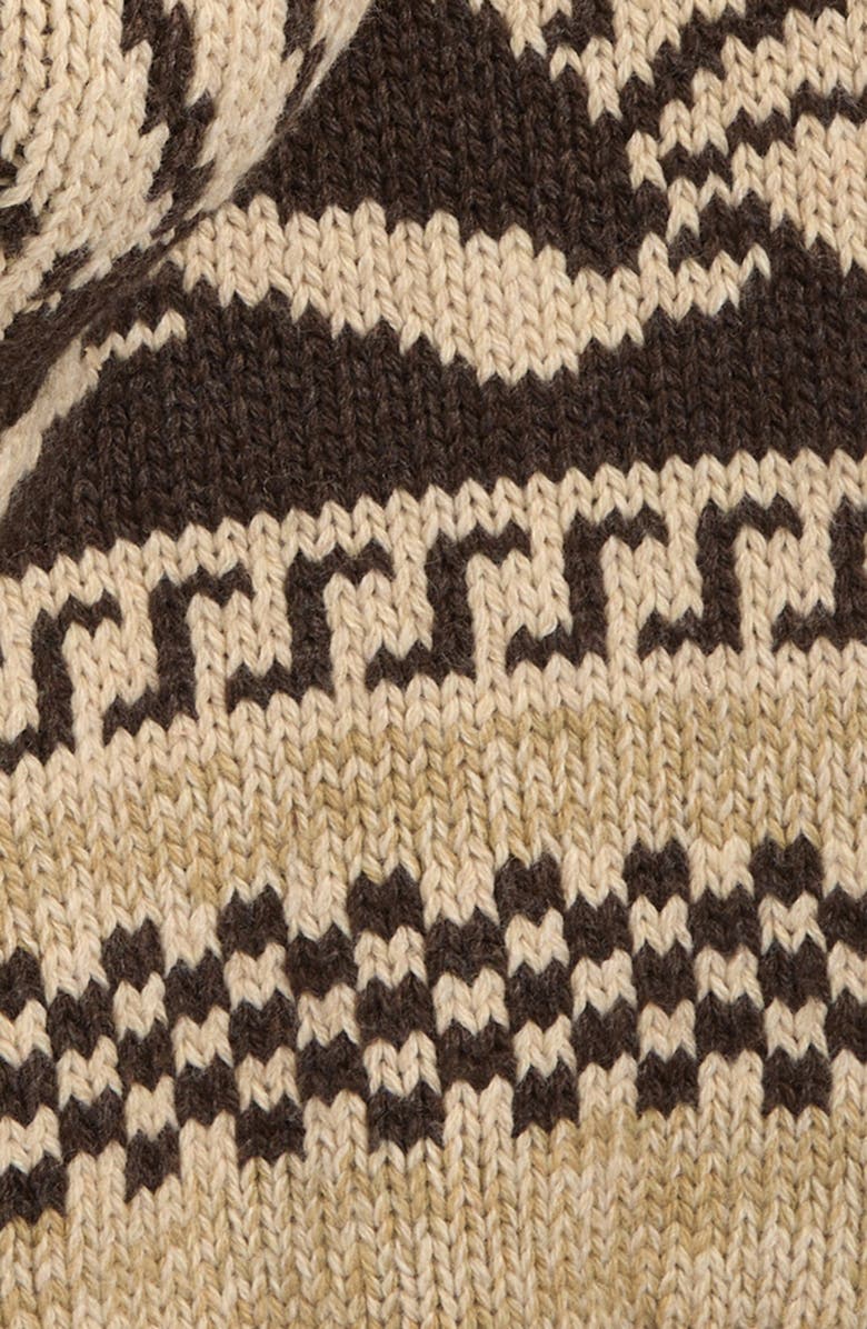 Faherty Sun & Wave Novelty Scarf, Alternate, color, Brown