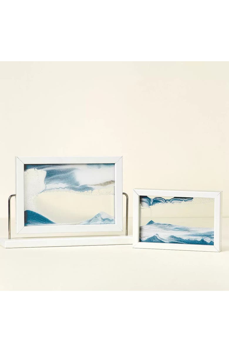 Uncommon Goods Ocean Sand Art by Pitkin Stearns, Alternate, color, Blue / White