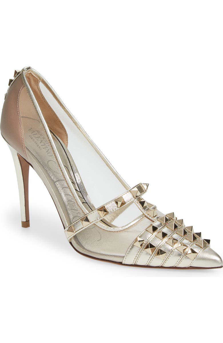 Valentino Garavani Rockstud Alcove Pump, Main, color,