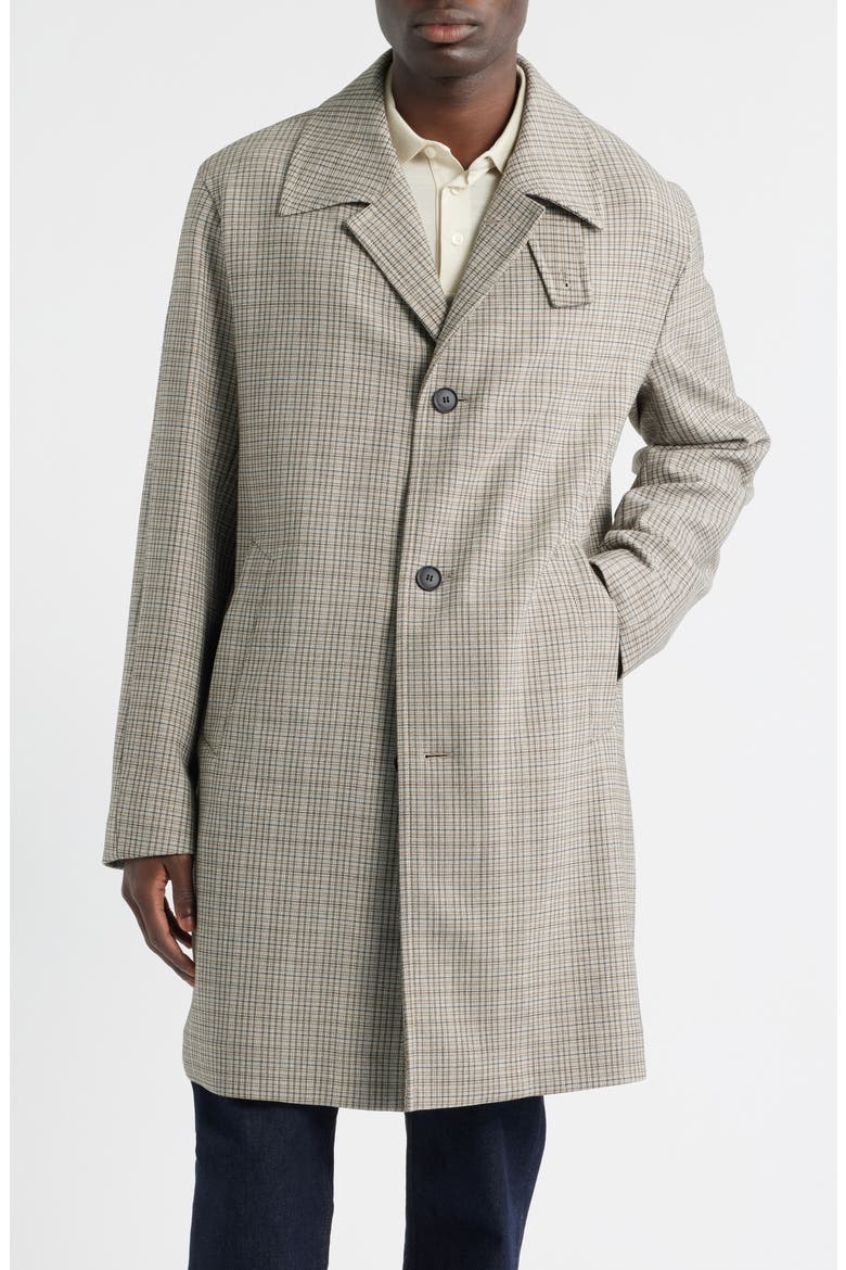 Clark Plaid Coat, Alternate, color, MEDIUM BEIGE