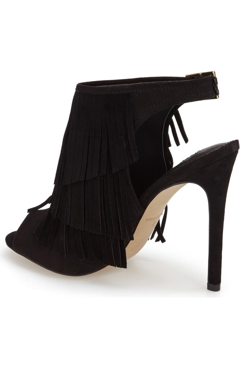 Topshop 'Rhonda' Fringe Sandal, Alternate, color,