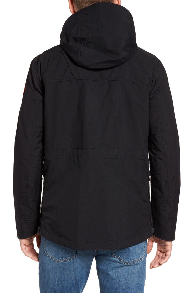 Redstone Slim Fit Hooded Jacket, Alternate, color, BLACK