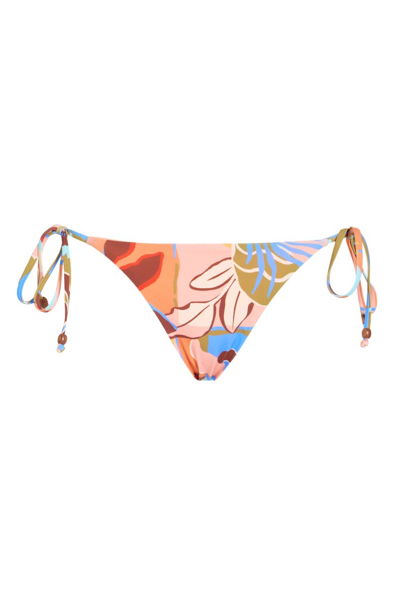 Billabong Lei Daze Maya Side Tie Bikini Bottoms, Alternate, color, Pink Multi