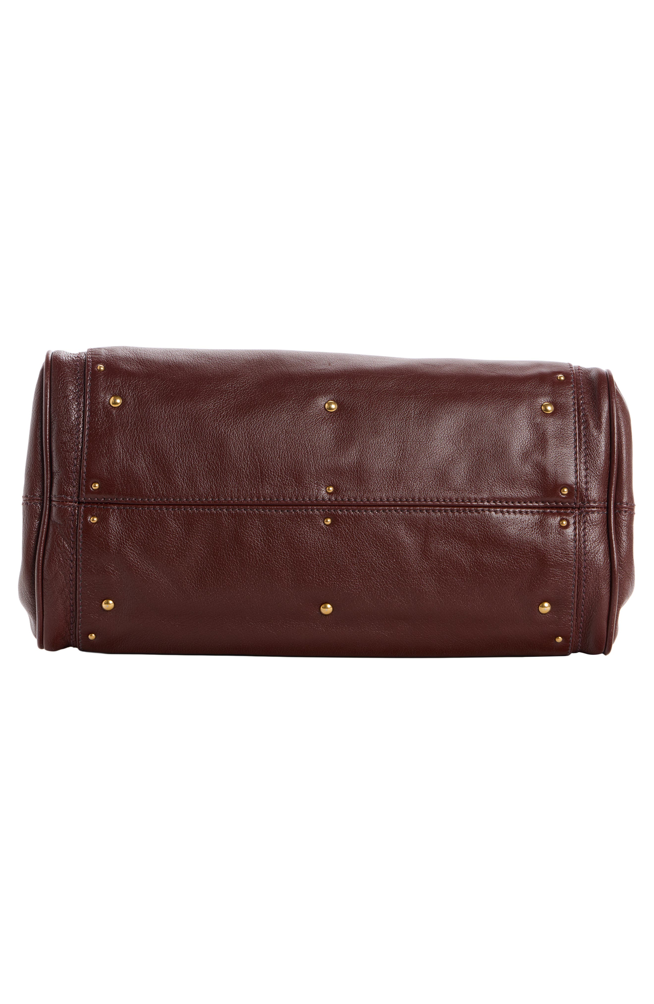Small Paddington Leather Satchel, Alternate, color, CRAFTY BROWN