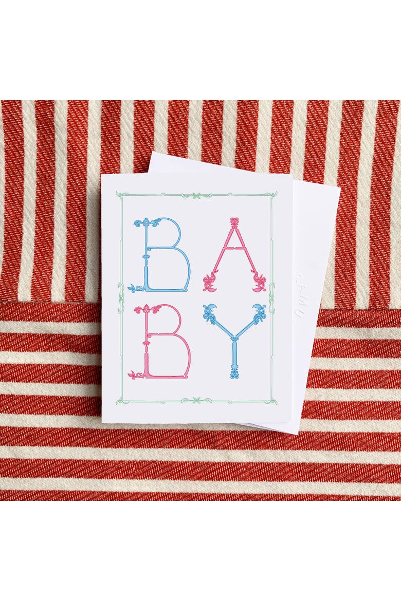 New Baby Greeting Card Pack (3ct) "BABY", Alternate, color, Multi-Pack