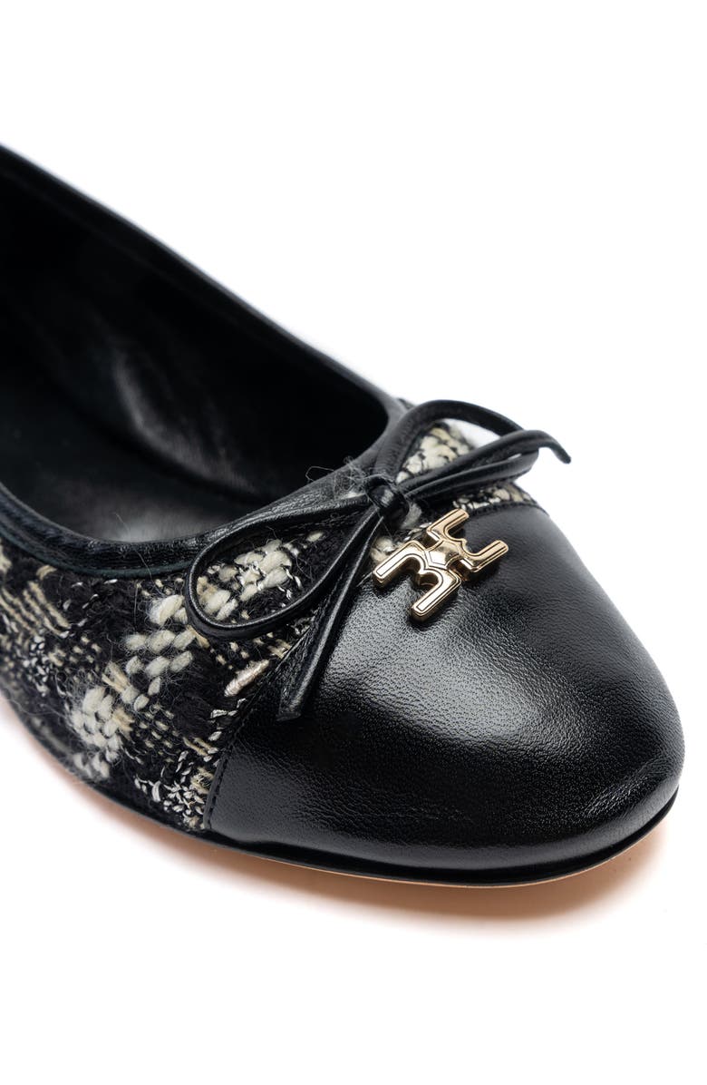 Bruno Magli Donatella Cap Toe Ballet Flat, Alternate, color, Tweed