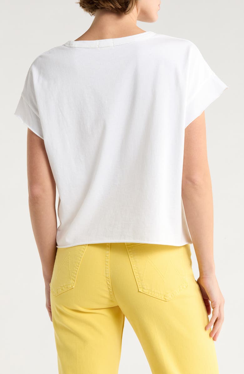 MOTHER The Keep On Rolling Pocket T-Shirt, Alternate, color, Flower Patch