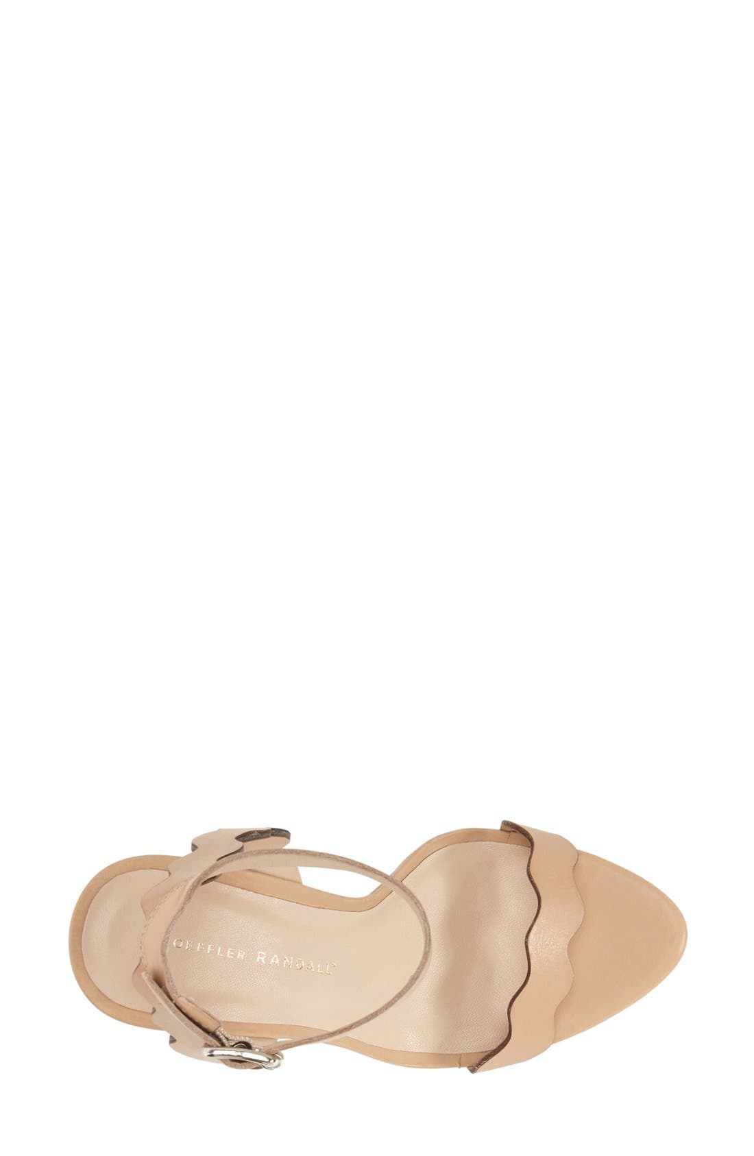 'Piper' Wedge Sandal, Alternate, color, WHEAT VACHETA