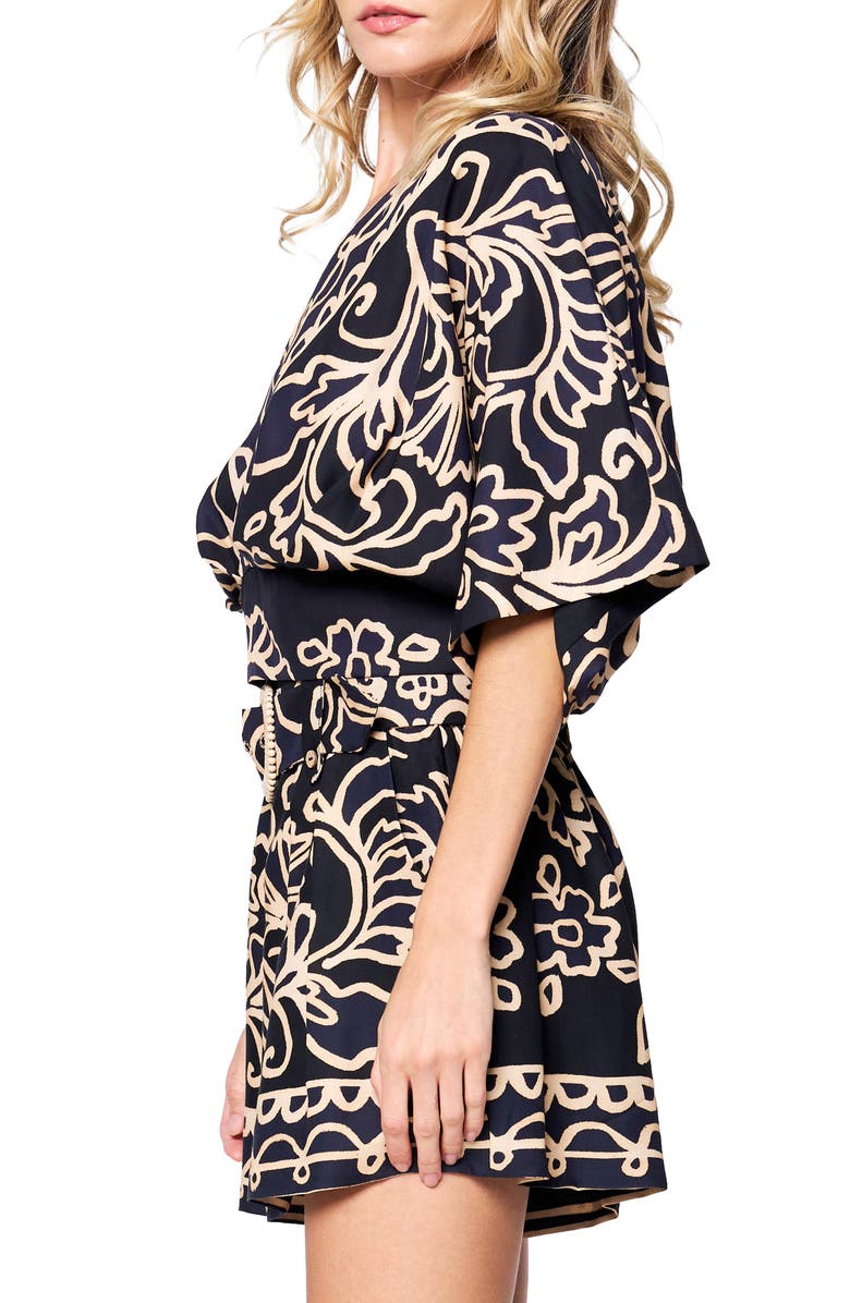 CIEBON Silva V-Neck Top, Alternate, color, Black