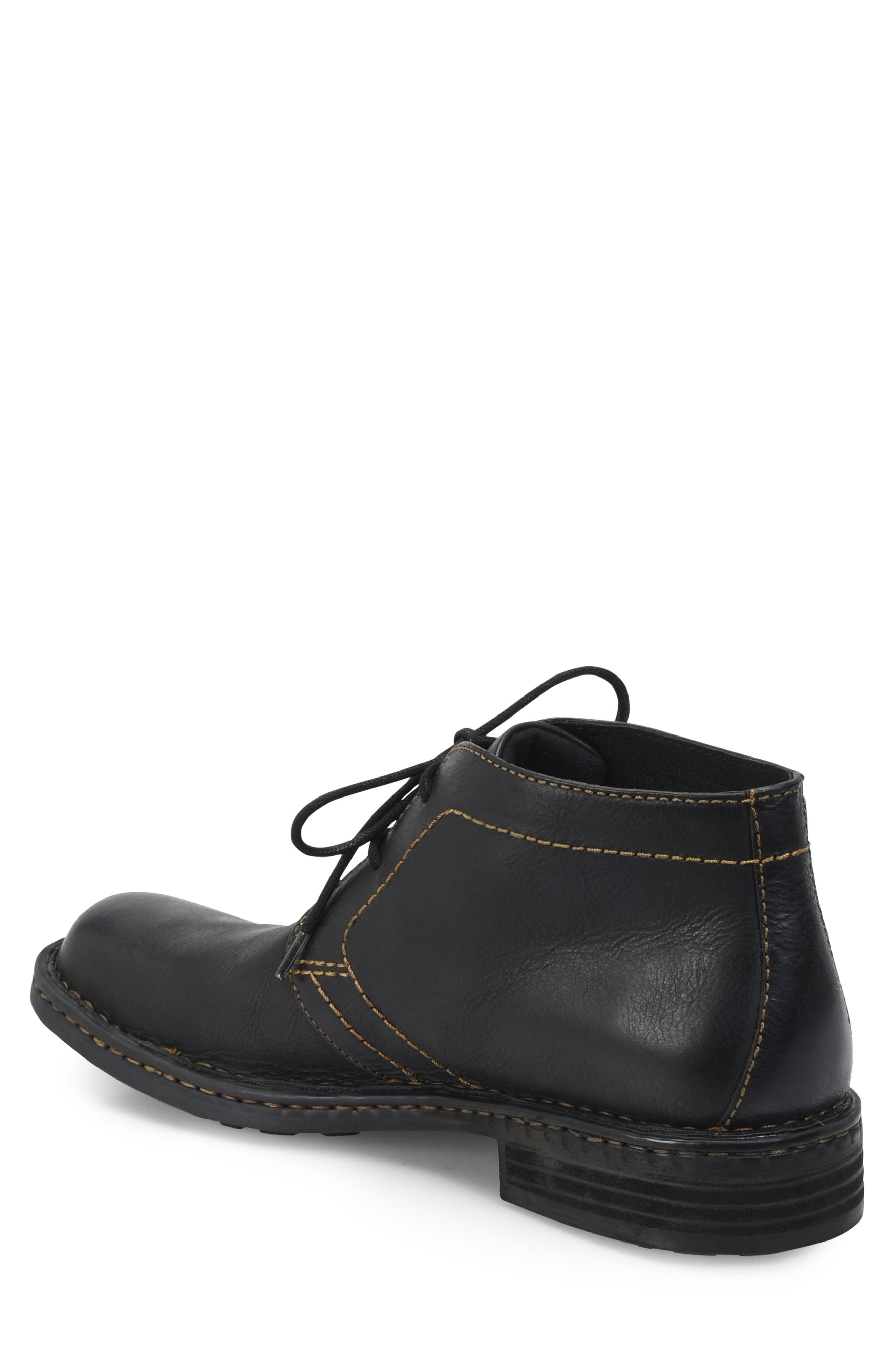 Børn 'Harrison' Chukka Boot, Alternate, color, Black Leather