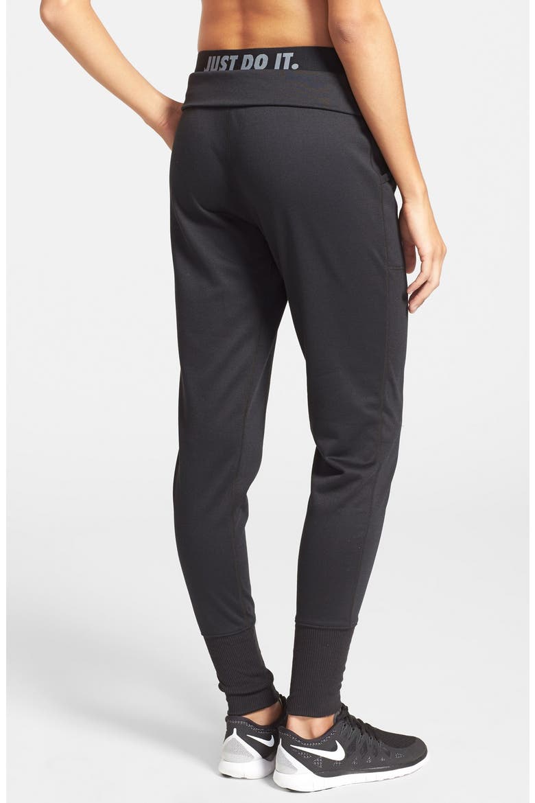 'Obsessed Fit' Pants, Alternate, color, BLACK HEATHER/ BLACK