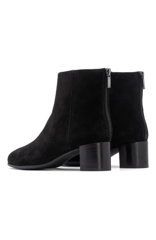 Abeo Plaza Back Zip Boot In Black Suede - Metatarsal