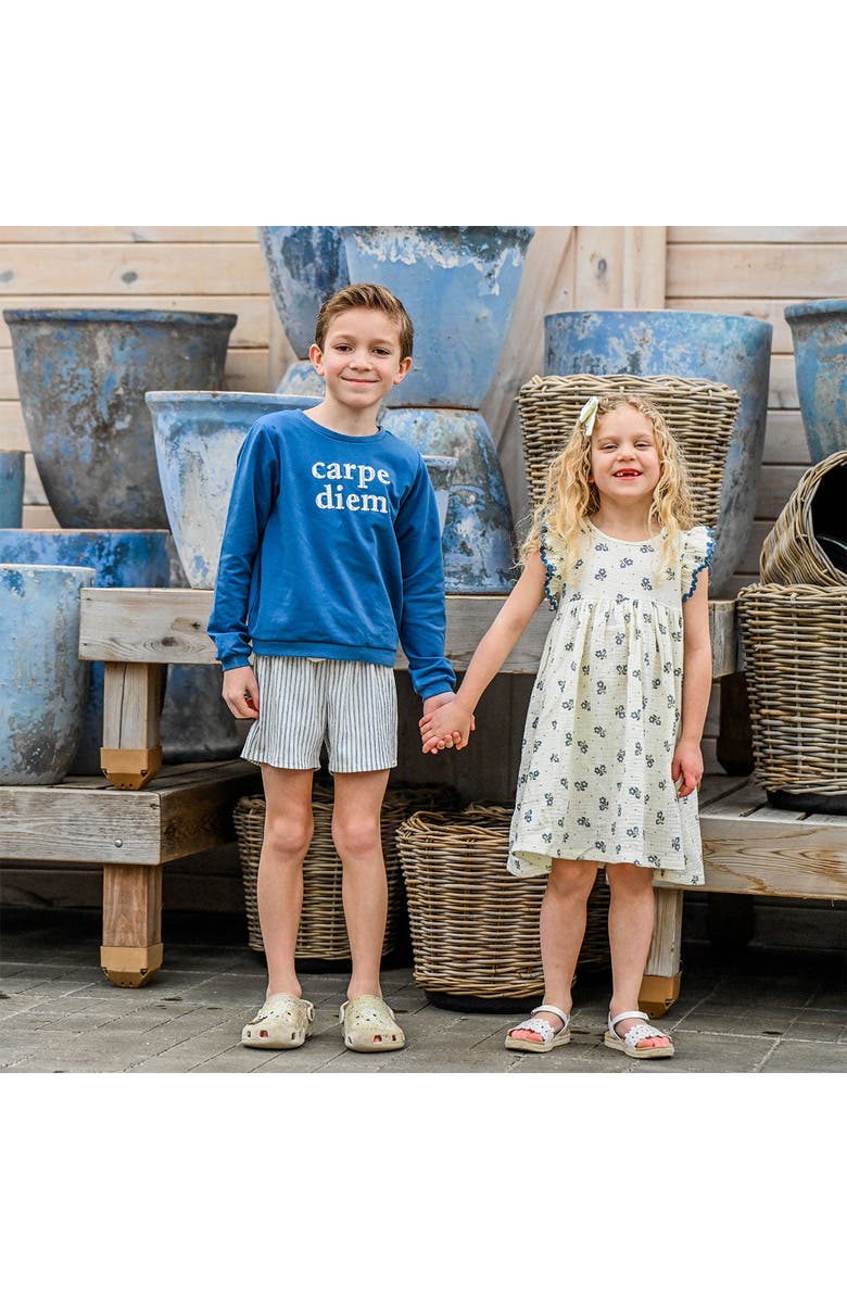 oh baby! Carpe Diem Brooklyn Boxy Sweatshirt, Alternate, color, French Blue
