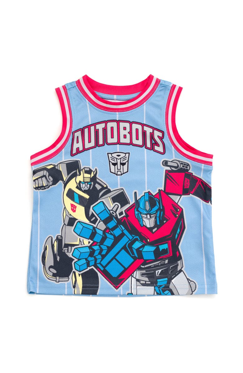 Transformers Athletic Tank Top & Shorts Set, Alternate, color, Blue