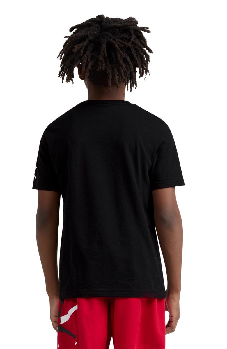 Jordan Kids' Air Jordan Plane Window Graphic Cotton Blend T-Shirt, Alternate, color, Black