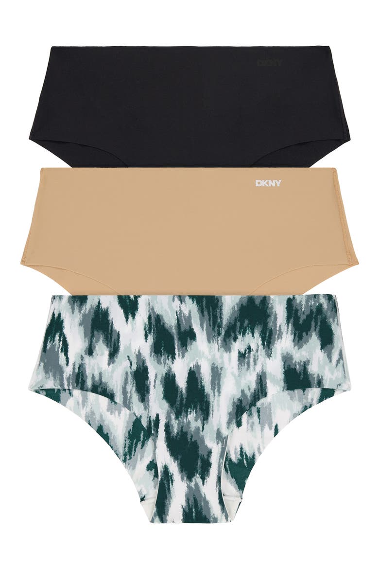 Litewear Cut Anywear 3-Pack Hipster Panties, Main, color, BLACKGLOWANIMALIKAPRINT