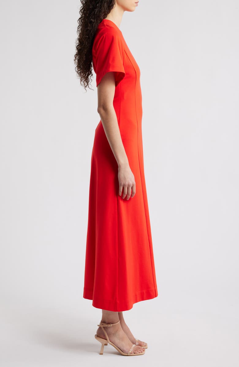 Du Paradis Dahlia Maxi Dress, Alternate, color, Coral Red
