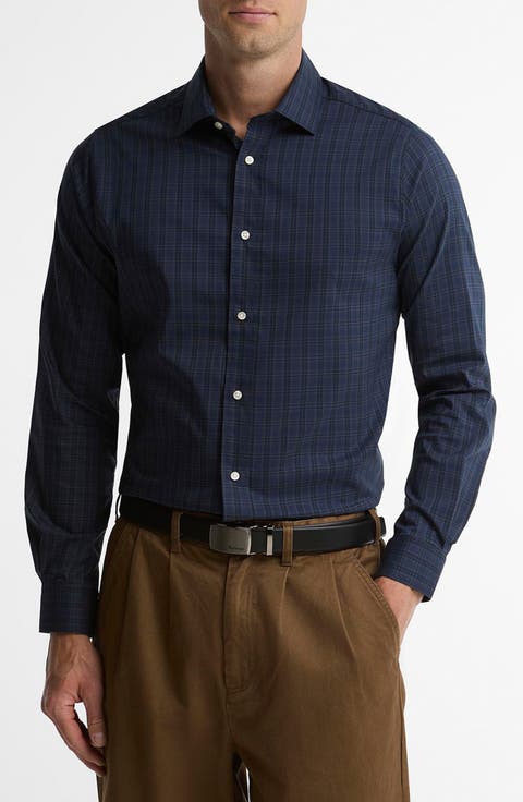 Harleton Tailored Fit Tartan Shirt