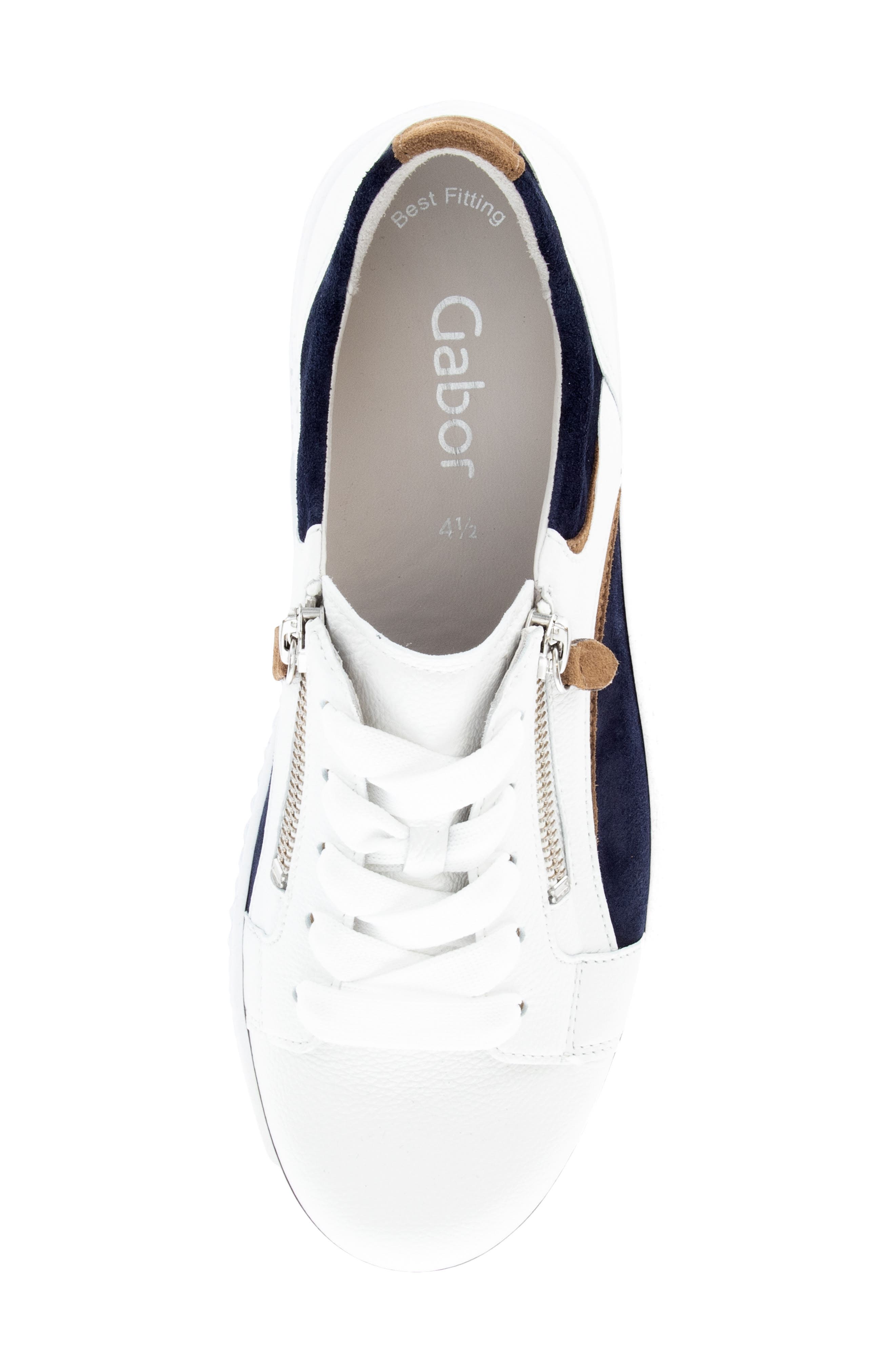 Gabor 83.330 Zip Platform Sneaker, Alternate, color, 