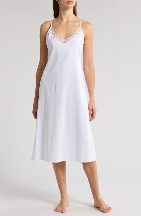 Bliss Serenity Lace Trim Nightgown