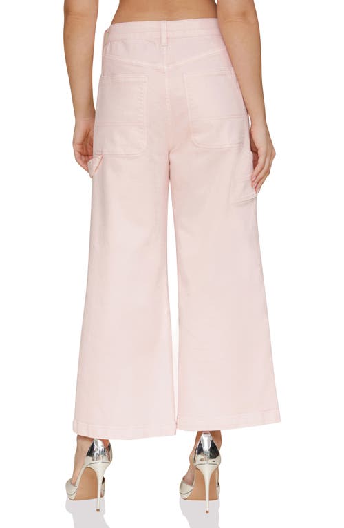 AVEC LES FILLES AVEC LES FILLES DRAWSTRING WAIST CROP CARPENTER PANTS 
