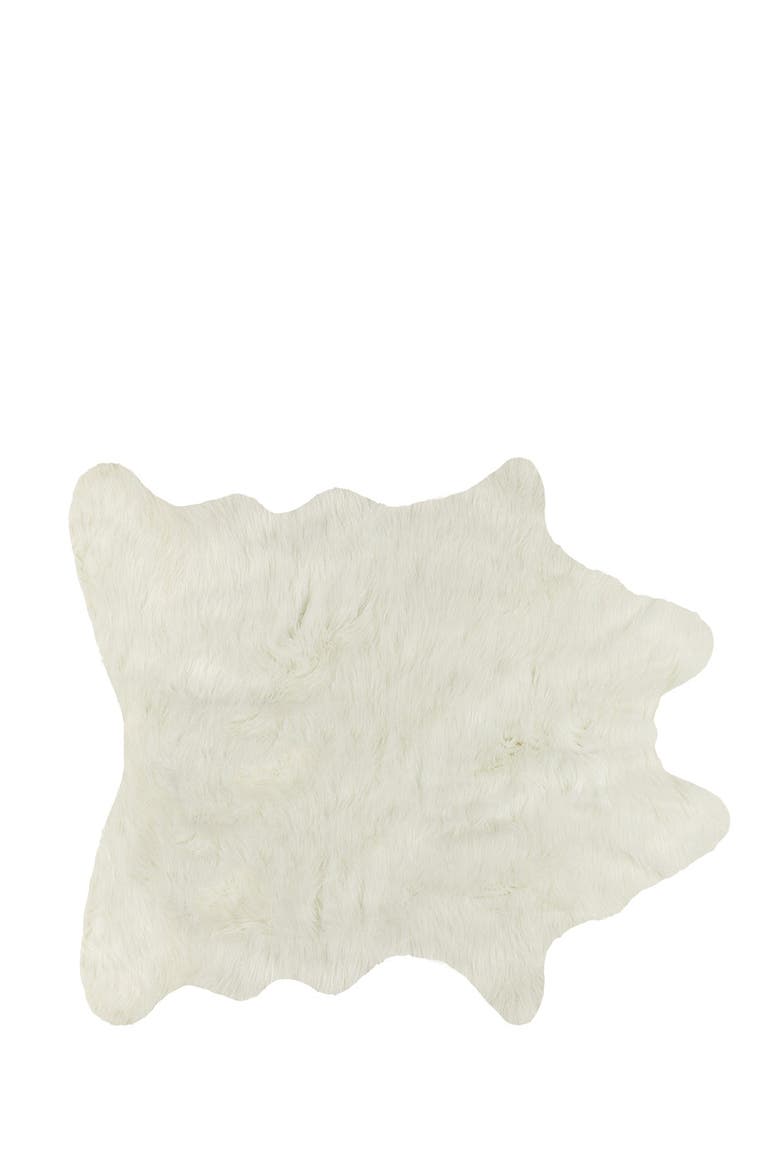 LUXE Off White Faux Cowhide Rug - 4.25 ft x 5ft | Nordstromrack