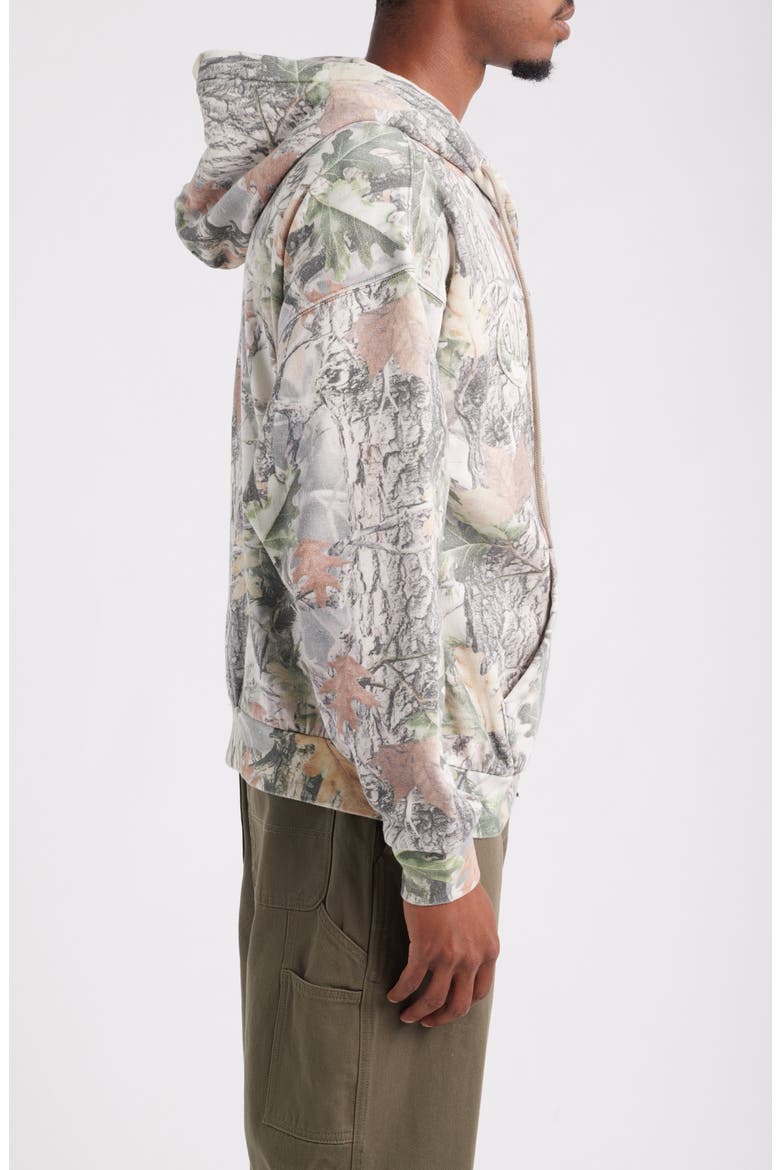 Gothic Camo Full Zip Hoodie, Alternate, color, DUSTY VINTAGE WOOD CAMO